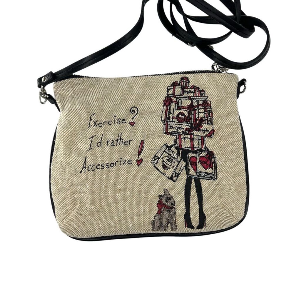 Brighton Scottie Dog Crossbody Bag Multicolor Small Women's Handbag